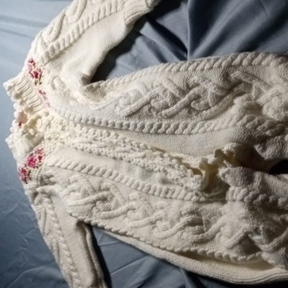 Like New, Baby Gap 3-6 Months Cable Knit Sweater Footed Onesie Coverall - Picture 8 of 13